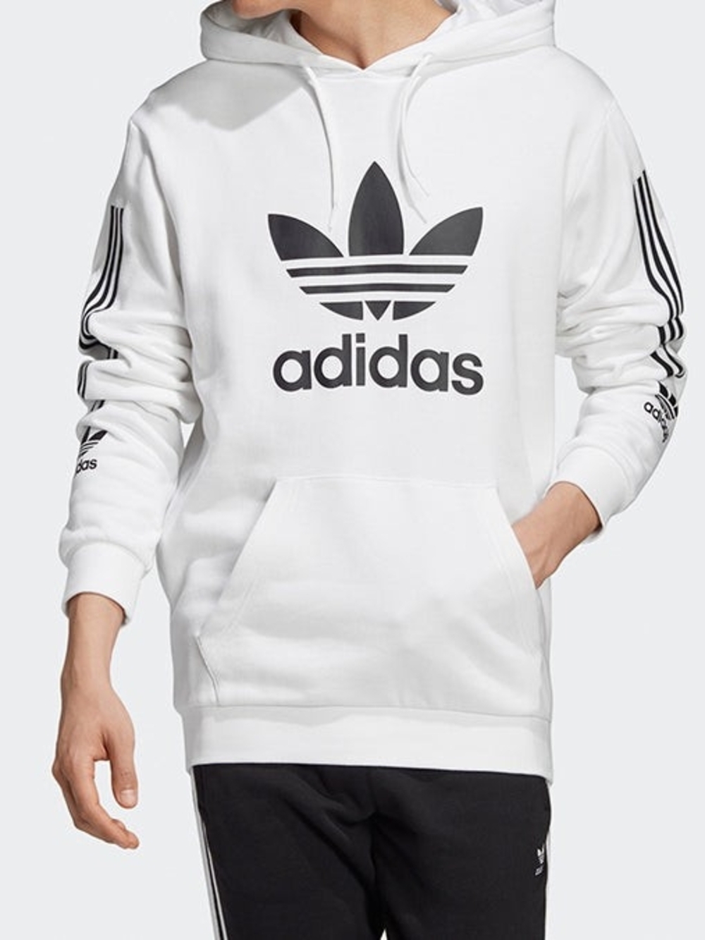 NWOTS Adidas X Parley For The Oceans Collaboration. Big Trefoil 3 Striped Hoodie